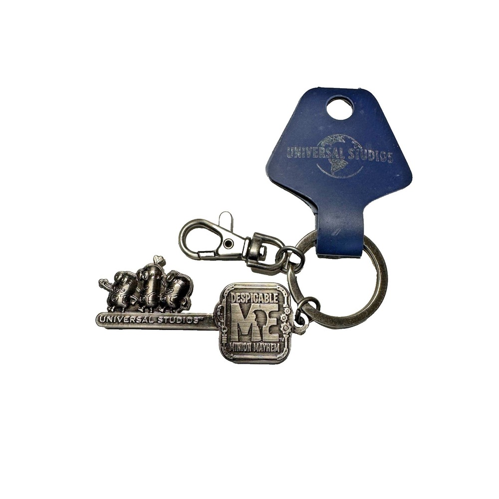 Universal Studios Despicable Me Minion Mayhem Metal Keychain New